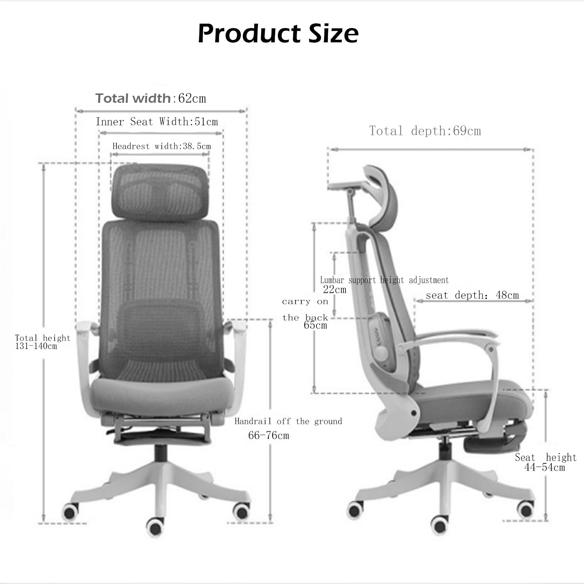 AI Voice Control Ergonomic Mesh Office Chair with Massage & Heating, Hollow Seat Cushion, 5D Adjustable Headrest & Lumbar Support, Grey Computer Desk Chair for Home Work Gaming