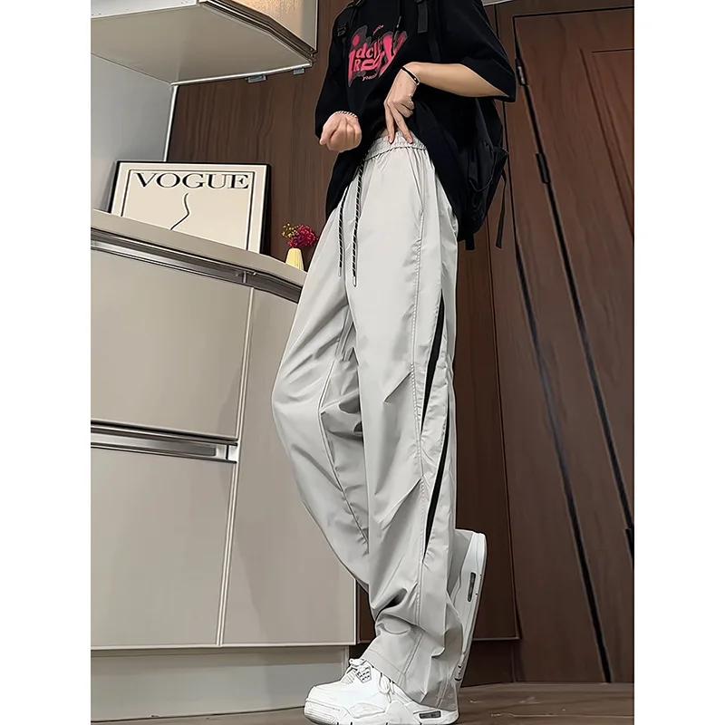 Kyn Apparel Quick-drying Jacket Men's Autumn Spliced   mesh Breathable Pants American Paratrooper Overalls