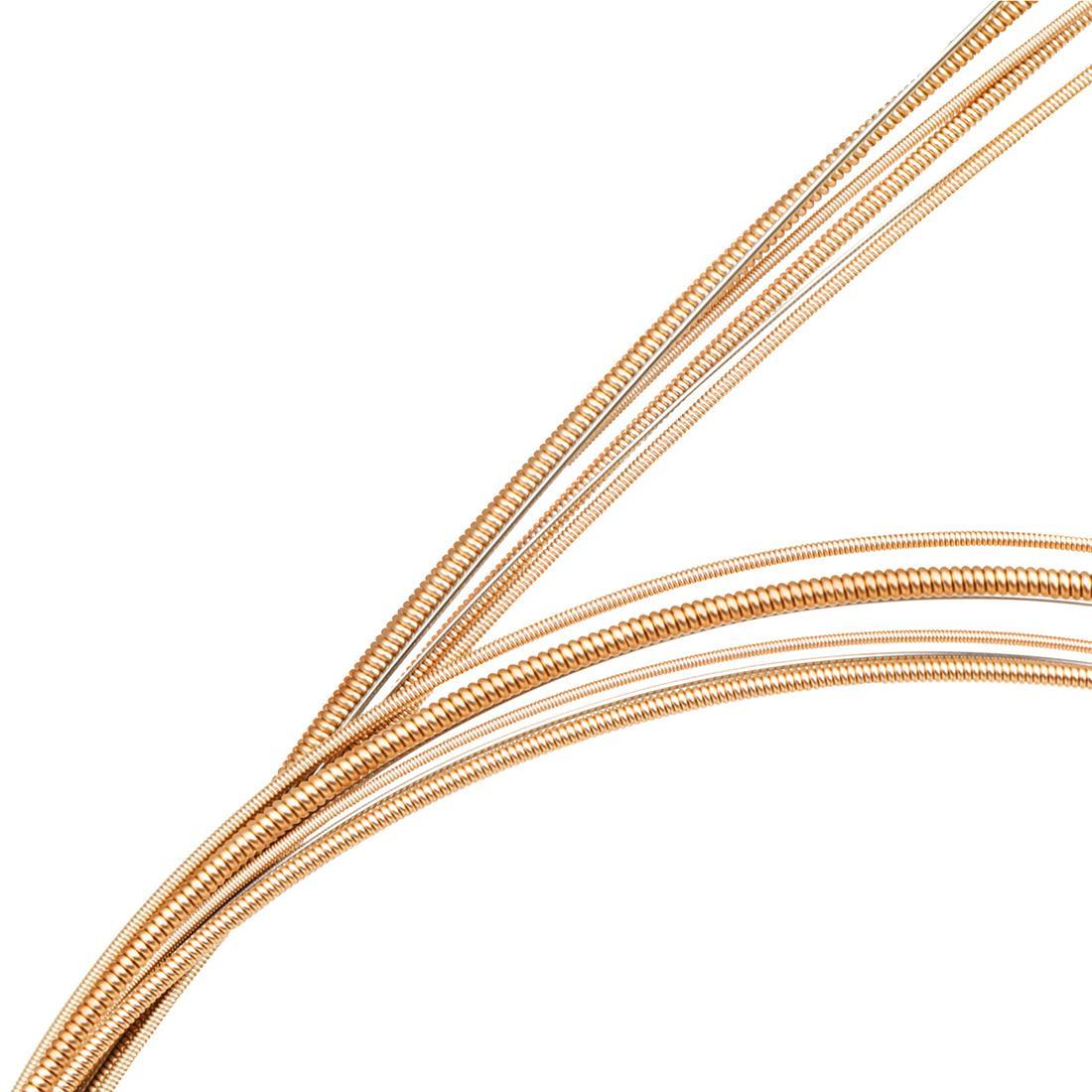 Guitar String, 6pcs/set Guitar String with Copper Wrapped Beads, Musical Instrument Accessories for Guitar, Ukulele, Bass, Violin