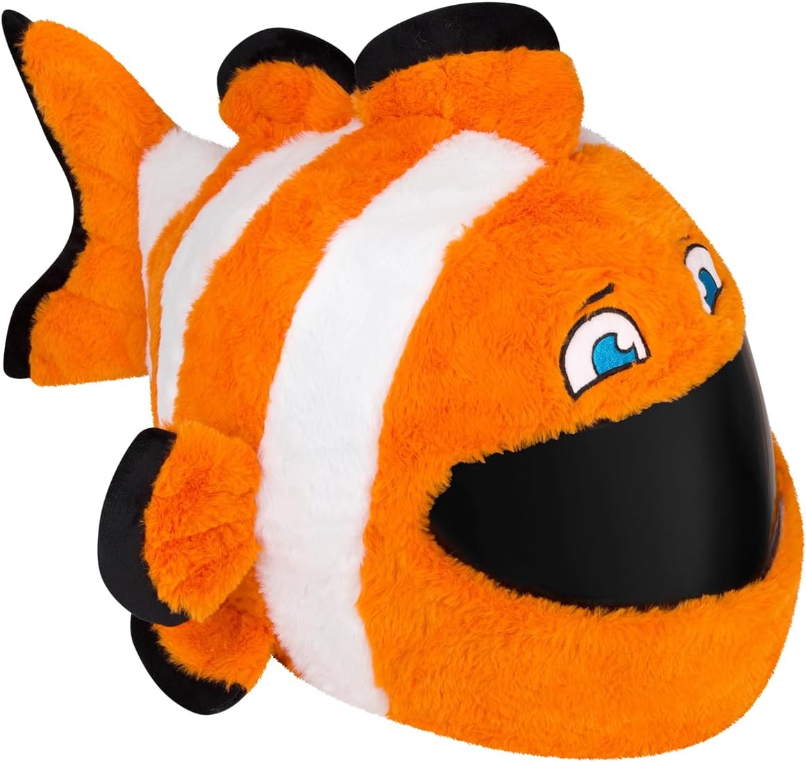Moto Loot Helmet Cover Clown Fish Design Fun Decor for Motorcycle Rides & Gifts Helmet Not Included