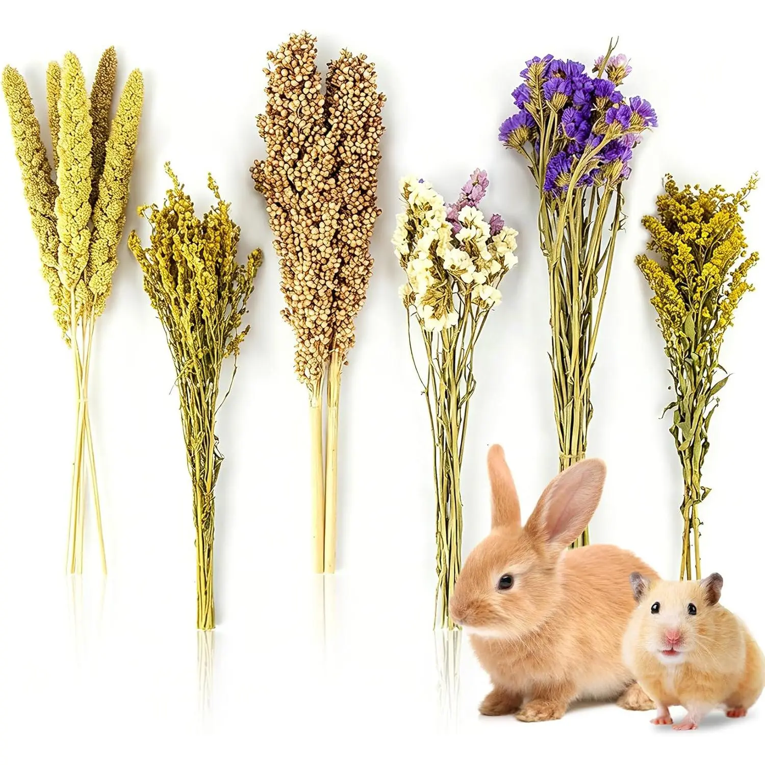 Natural Scent Hamster Bedding Spray - Foraging Aid, Cage Enrichment Accessory for Syrian Dwarf Hamsters, Gerbils, Mice, Hamster Sprays
