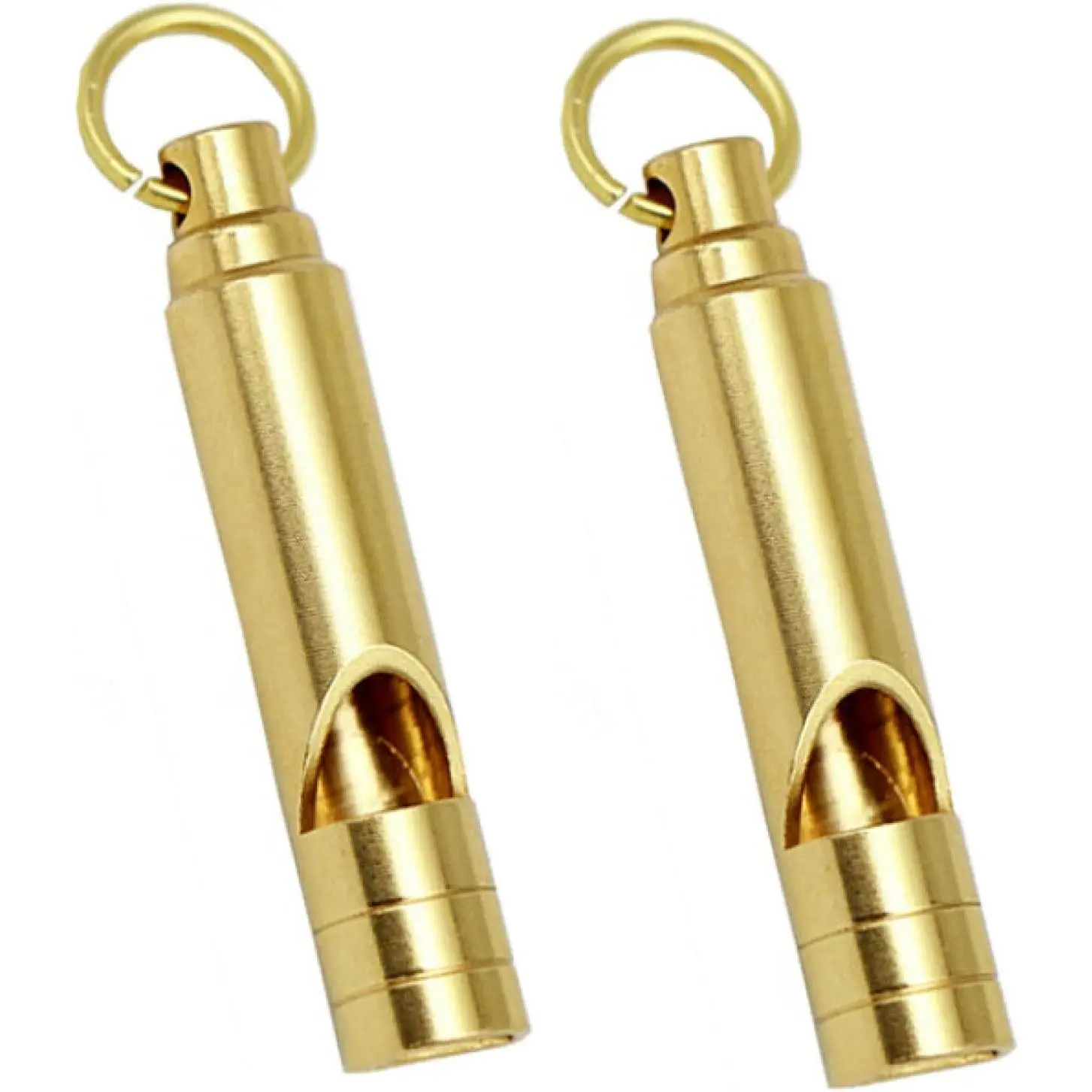 2 pcs Emergency Whistles Loud Sound SOS Survival Kit Lifeguard Safety Whistle Keychain for Adults Kids Outdoor Camping Hiking Dog Training Boating Hunting