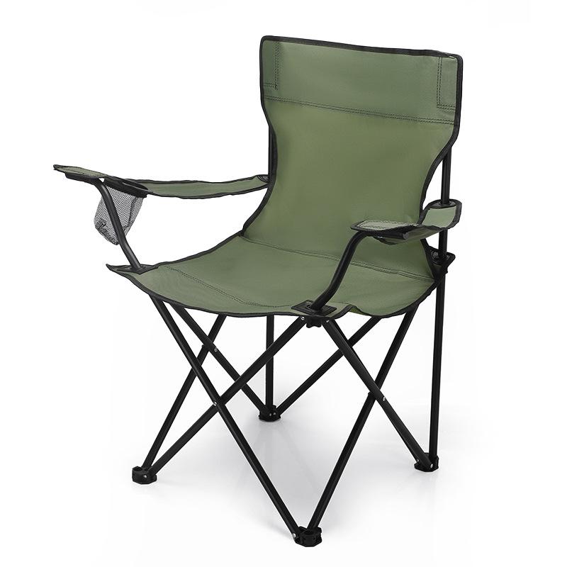 Foreign trade armchair portable backrest folding chair camping fishing stool art sketch cup beach chair