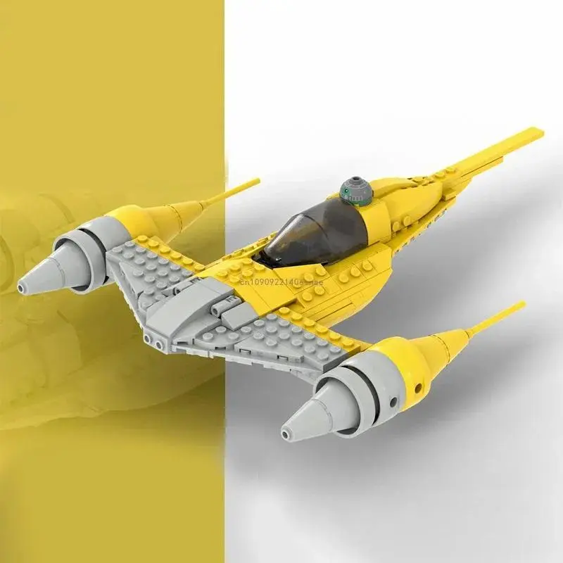 MOC 259PCS Midi Naboo N-1 Starfighter Model Building Blocks Technology Bricks DIY Creative Assemble  presents