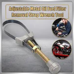 NEW Auto Car Diameter Adjustable Oil Filter Removal Strap Wrench Tool,Car Oil Filter Wrench-YY1