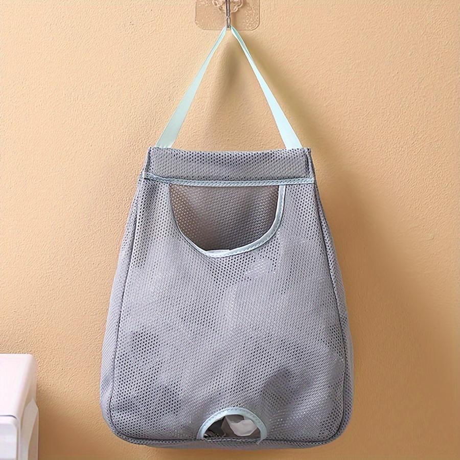 Mesh Garbage Bag Dispenser, 1 Count Washable Plastic Bag Holder, Garbage Bag Storage Organizer for Kitchen, Home Organizer[Only Bag Holder]