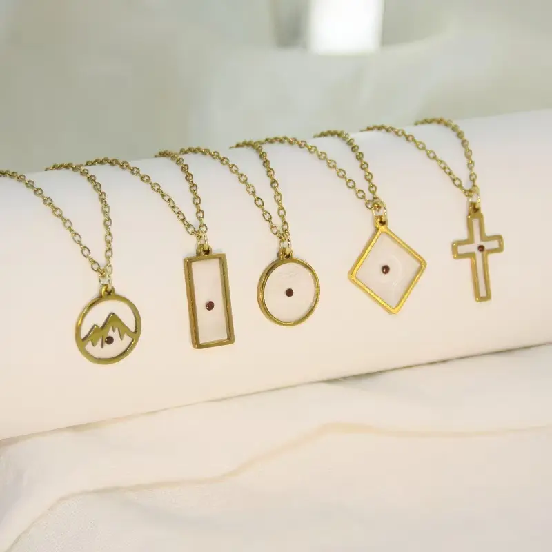 Religious faith mustard seed necklace cross charms stainless steel jewelry christian gifts for women