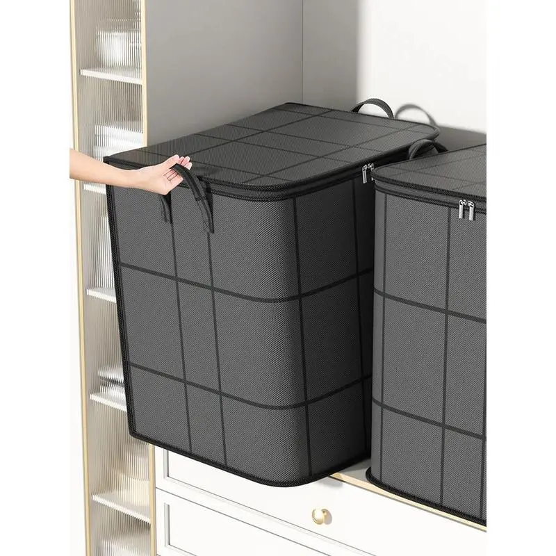 2Pcs Travel Bag Large Capacity Storage Bag Portable Sports Bag Multifunctional Doggy Bag For Clothes, Quilts, Cabinets And Bed Bottom