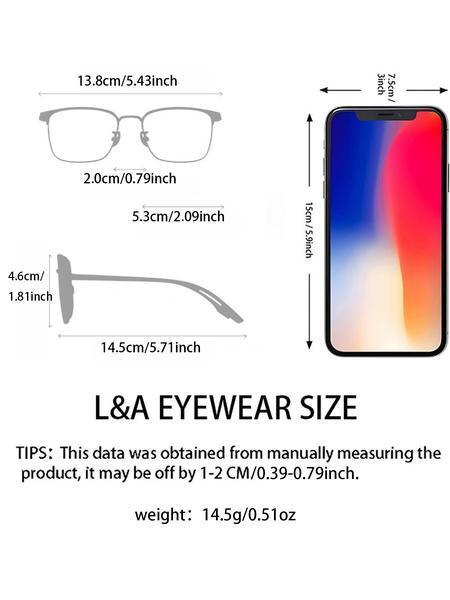 2026 New Arrival Unisex Retro Y2K Anti-Blue Light Glasses – Color-Changing Lightweight Frame for Office & Study