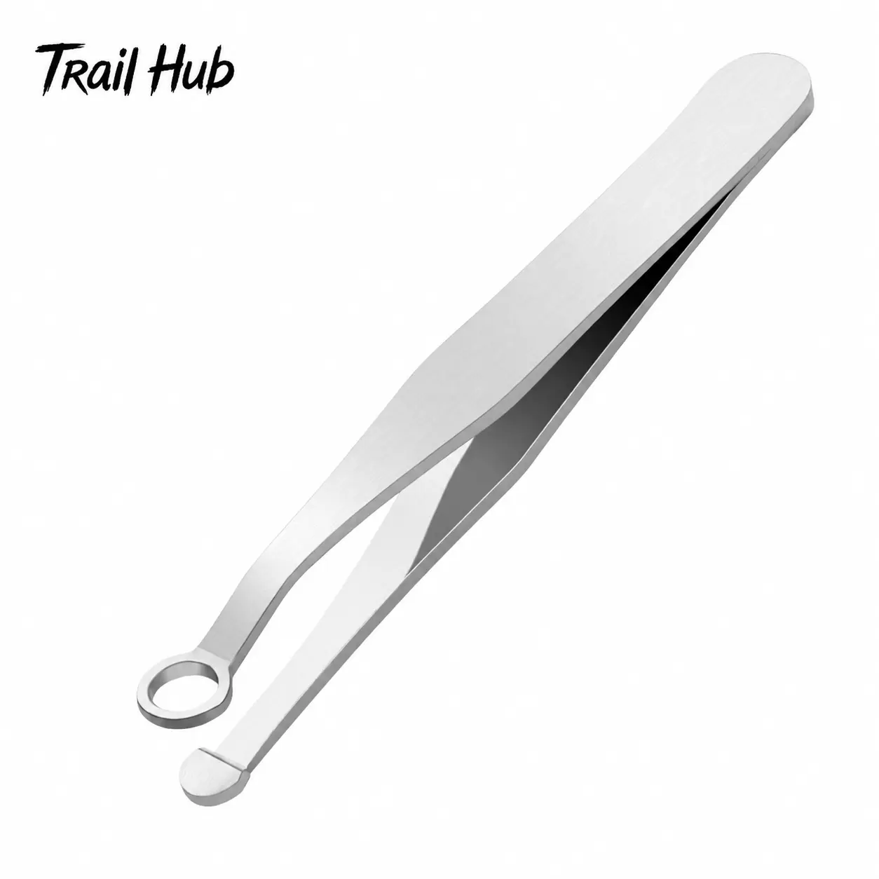 Premium Stainless Steel Nose Hair Trimmer - Rounded Tip, Ergonomic Manual Press Scissors for Precise Trim, Men's Facial Hair Grooming, Durable Corrosion-Resistant Daily Personal Care Tool, Press Manually