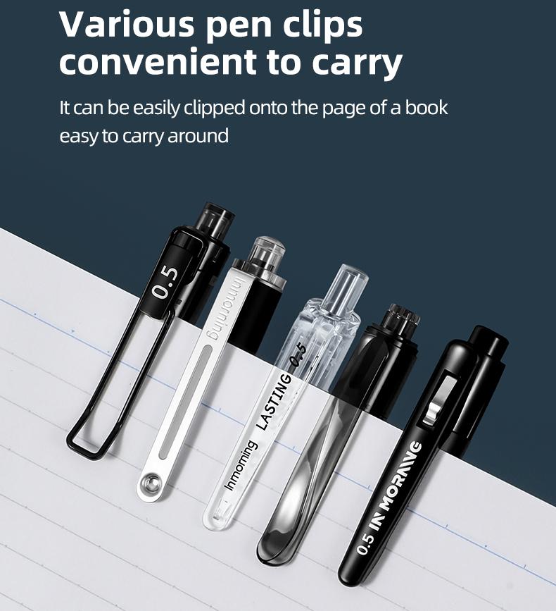 3 styles, 10 pens each, simple solid translucent dual design gel pens 0.5mm, smooth non bleeding quick dry pens exams practice, DIY study office writing, large capacity black gel pens