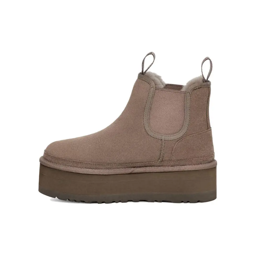 UGG Neumel Suede Warm Non-Slip Versatile Simple Short Mid-Calf Snow Boots 1134526-SKP