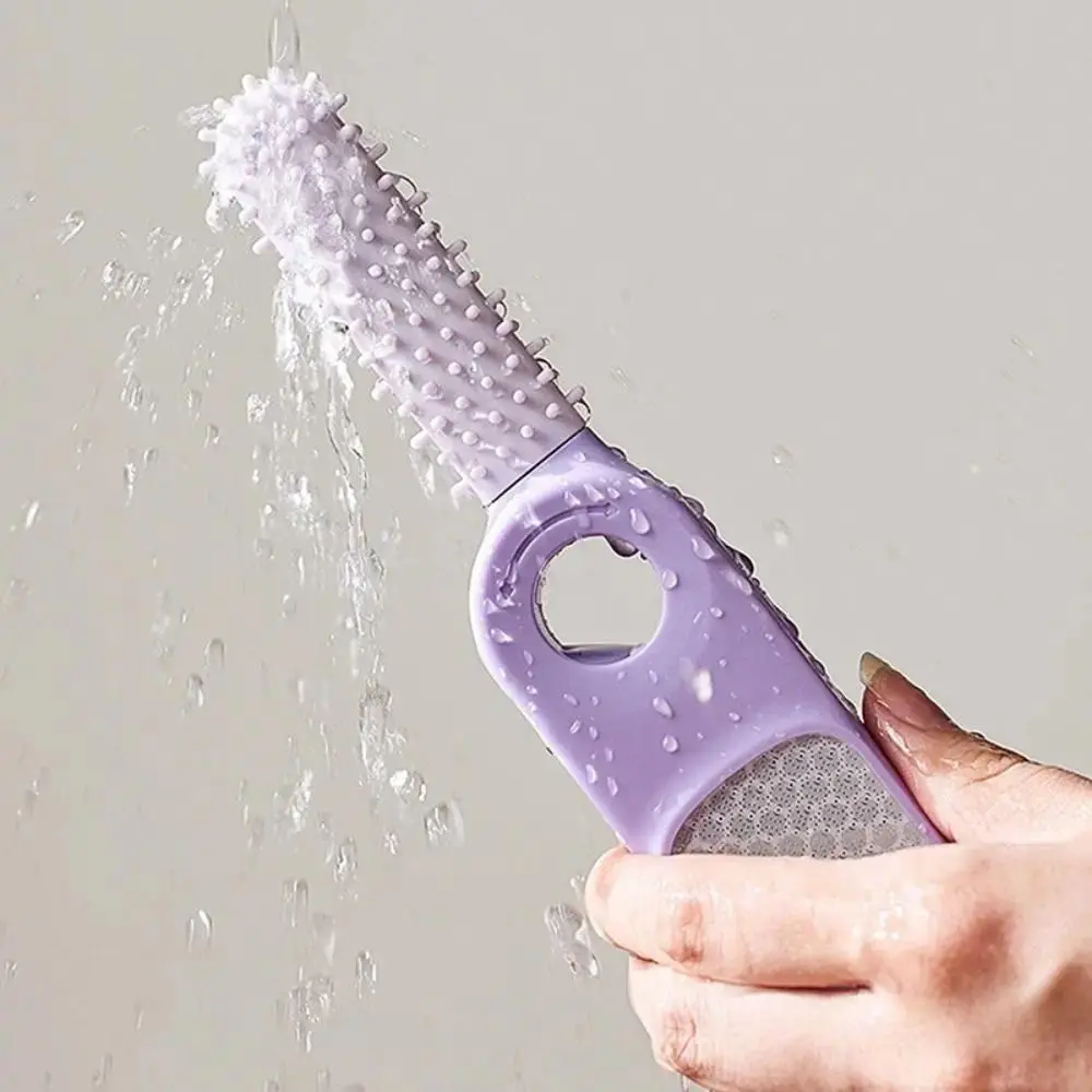 2 in 1 Nano Glass Pedicure Tool Double-sided Portable Pedicure Scraper Foot File Ergonomic Handheld Callus Exfoliator