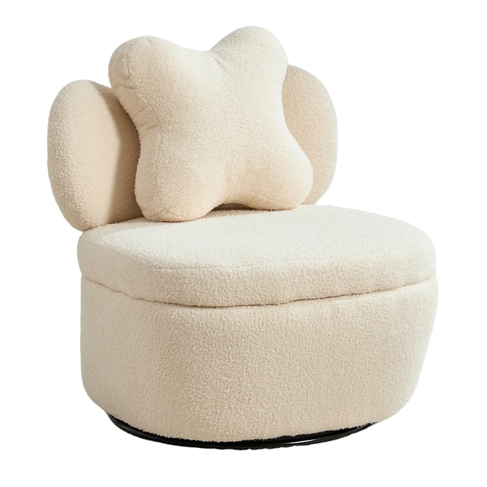 Modern Swivel Lounge Chair - Swivel Chairs for Reading Nook Relaxation, Compact, 300 lbs Capacity, Soft Smooth Upholstery, Ergonomic Bucket Seat, 360° Rotation, Easy Assembly