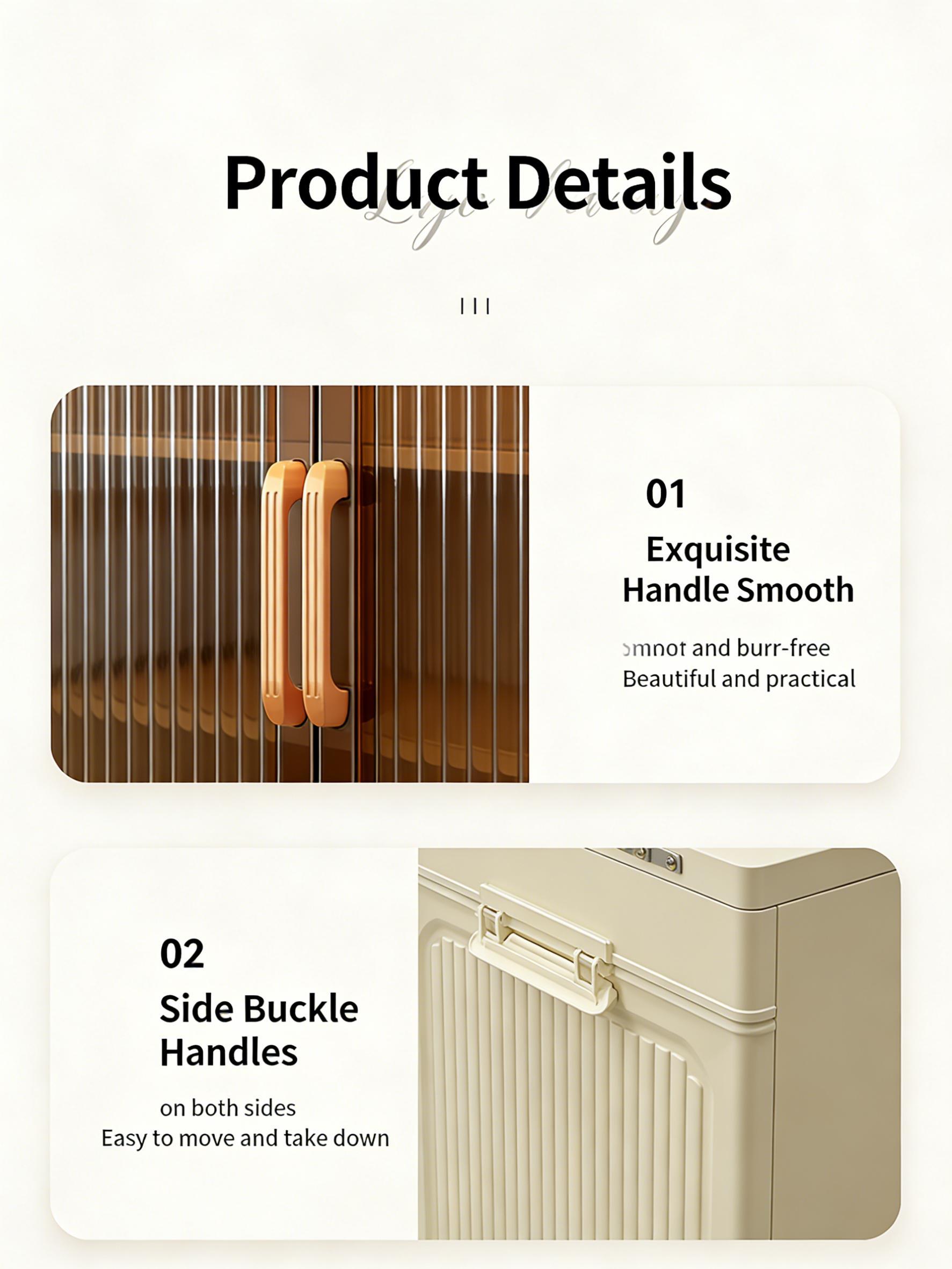 Collapsible 5 Tier Storage Bins, Wheeled Plastic Stackable Folding Storage Boxes for Multi-Purpose Organization