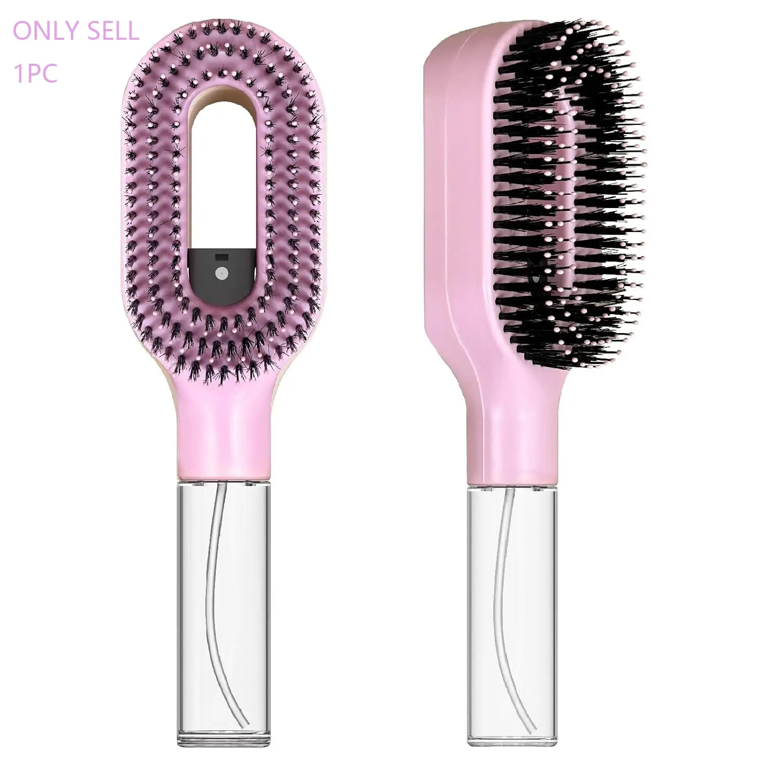 Detangler Hair Brush, Hairbrush, Wet & Dry Detangling Brush for Curly, Wavy & Straight Hair | No-Tangle Anti-Frizz Hair Care Brush,Water Reservoir 50ml.