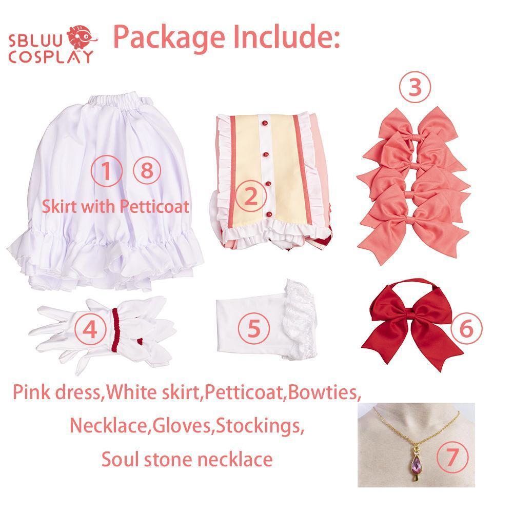 SBluuCosplay Kaname Madoka Cosplay Costume Magica Kaname Dress Kaname Madoka Outfits Halloween Costume Outfit Upgraded Style SBluuCosplay Kaname Madoka Cosplay Costume Magica Kaname Dress Kaname Madoka Outfits Halloween Costume Outfit Upgraded Style