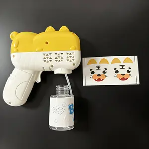 Dinosaur Automatic Bubble Machine, Handheld Bubble Gun with Colorful Lights, Ideal for Parties & Holiday Gifts   Does not contain bubble wrap