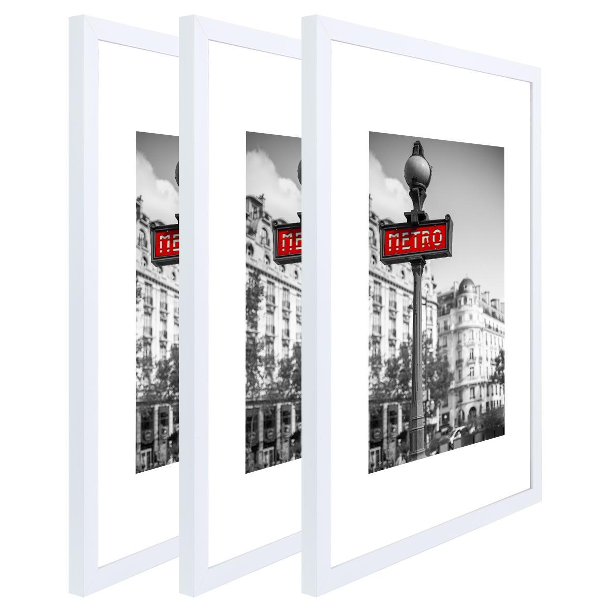 12×16 Picture Frame Set of 3, Wall Gallery Photo Frames, Black Creative Art Picture Frame,  Picture Wall Gallery Frame, Home Decor Photo Frame Set for Living Room Office Dormitory School