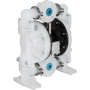 VEVOR Air Operated Double Diaphragm Pump, 44GPM, Max 115PSI Air Waste Oil Pneumatic Transfer Pump with 2 Extra Diaphragms, 1 - 1/2 inch Inlet Outlet Aluminum Alloy Diaphragm Pump for Diesel Grease Oil