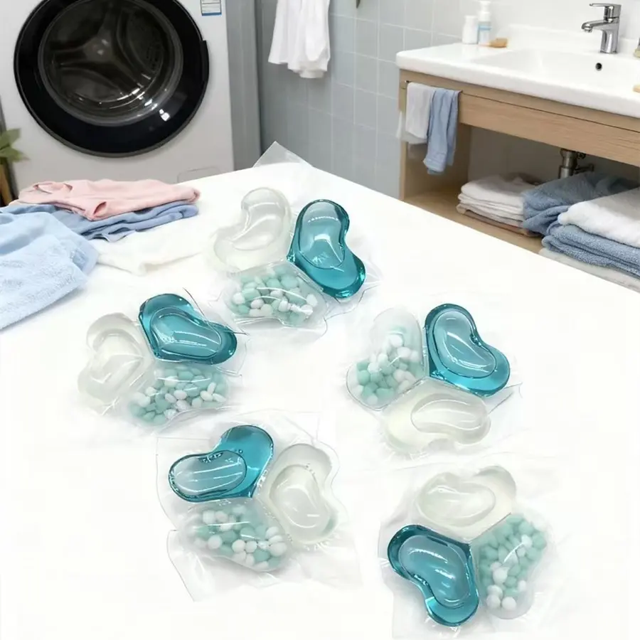 10/20pcs 10g Laundry Capsules, Three-In-One Liquid Soap, Long-Lasting Fragrance, Stain Removal, Durable Scent, Easy-To-Use, Laundry Detergent Capsules