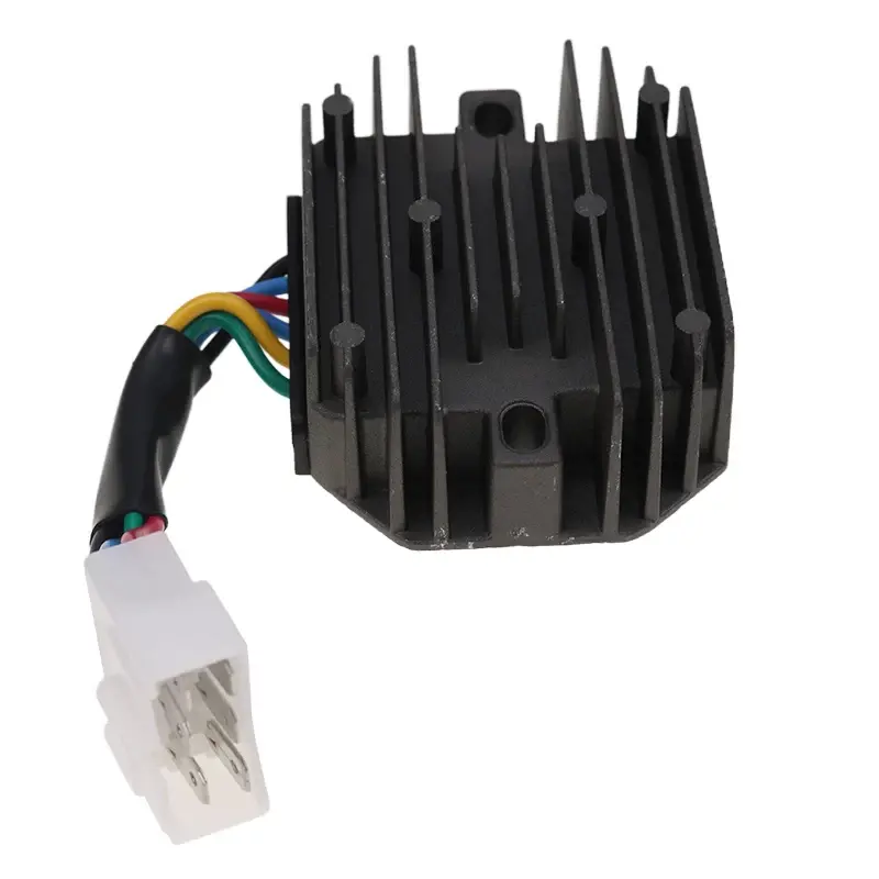 FridayParts 12V Voltage Regulator 121450-77710 for Yanmar Tractor YM180 YM186 YM187 YM220 YM1601