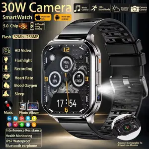 2026 New Smart Watch, 2.01 Inch Full Touch Screen, Magnetic Charging, Bluetooth-compatible Call, Heart Rate Monitor, Waterproof, Music Playback