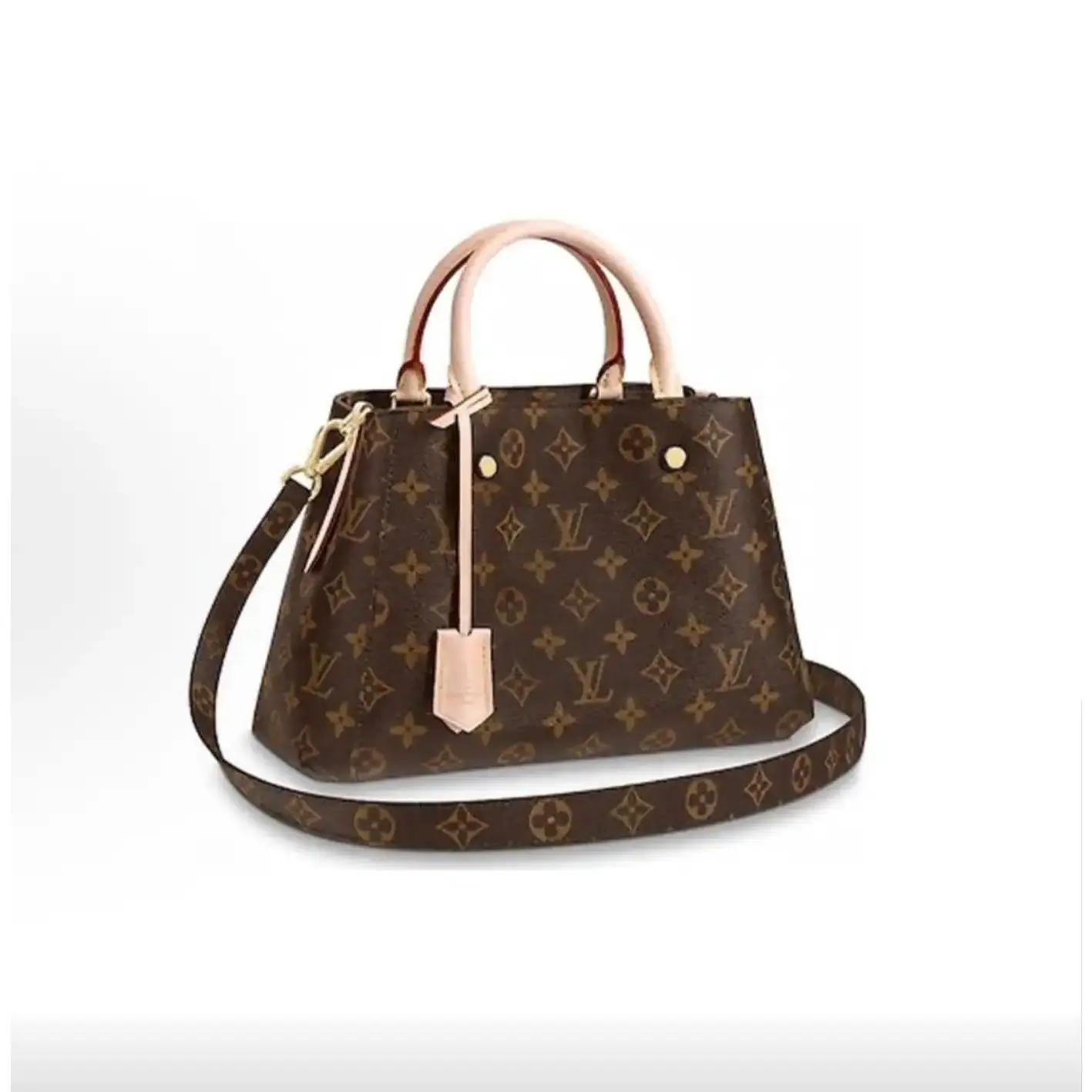 Pre-owned Louis Vuitton Montaigne BB Shoulder & Crossbody Top Handle Bag
