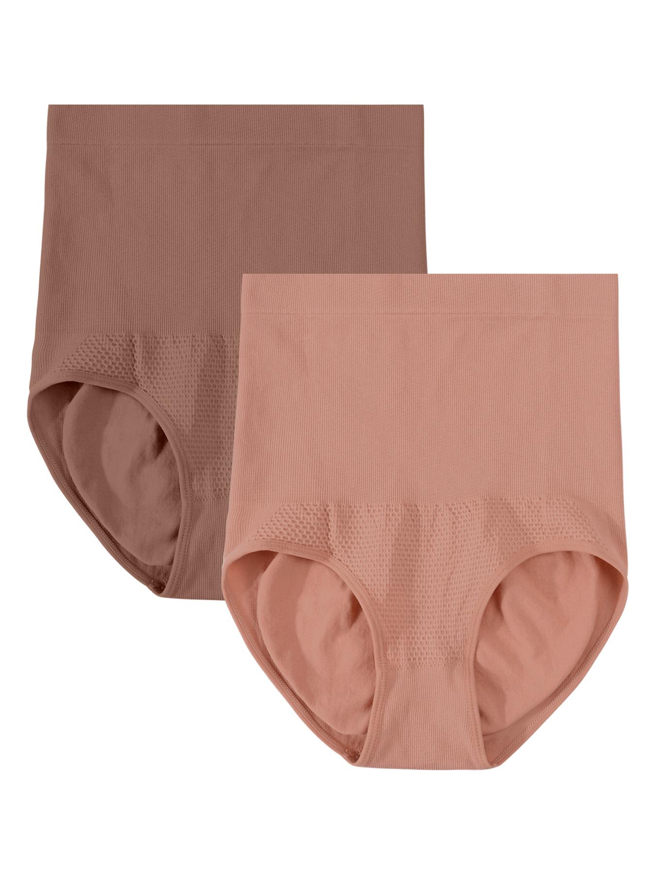 Women's Solid High Waist Shapewear Panty, High Waisted Seamless Soft Fit Panty, Tummy Control Butt Lift High Stretch Seamless Shaper, Ladies Shapewear Bottoms