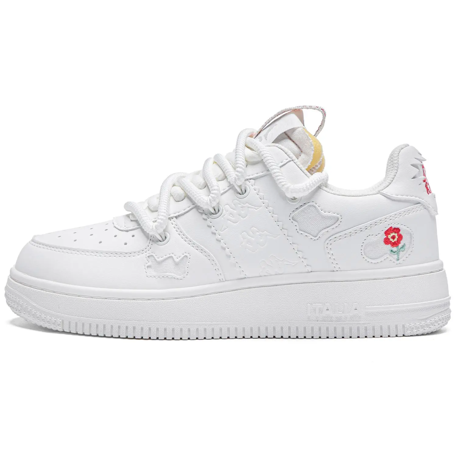 Kappa Floral Back-to-Back Summer Breathable Mesh Women’s Casual White Sneakers Verifiable, with credentials and supporting global authentication