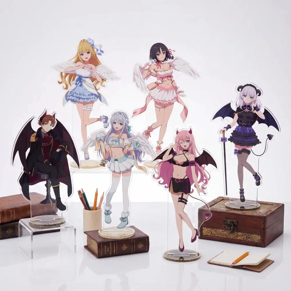 Classroom of the Elite 15cm Acrylic Stand Angel & Devil Ver. Anime Figure Ayanokoji Kiyotaka Horikita Suzune Desk Decor