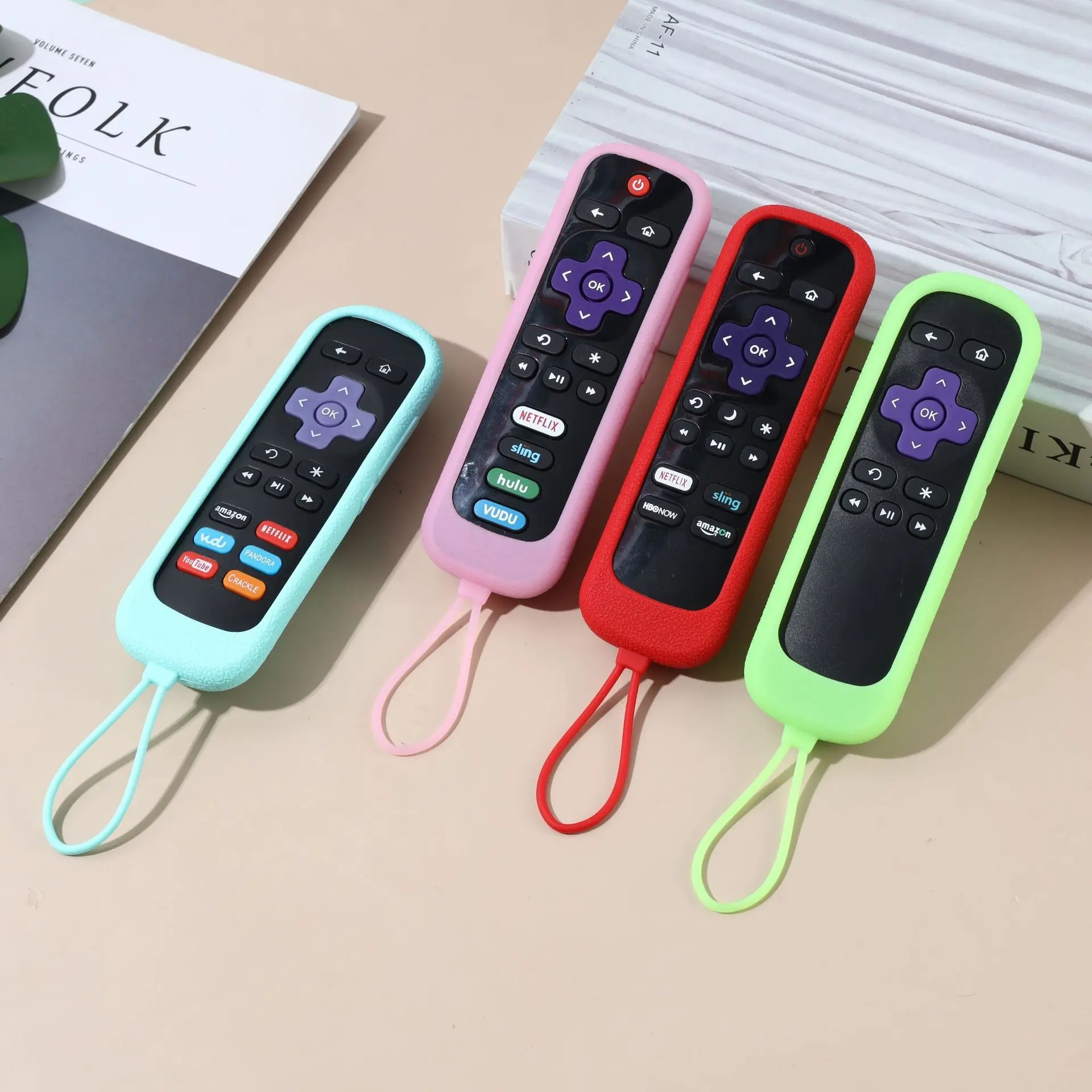 Universal TV Remote Silicone Case, Glow-In-The-Dark, Shockproof, Dust-Proof, Soft, Non-Slip, Full Coverage, Home Use Remote Protector, Durable Cover