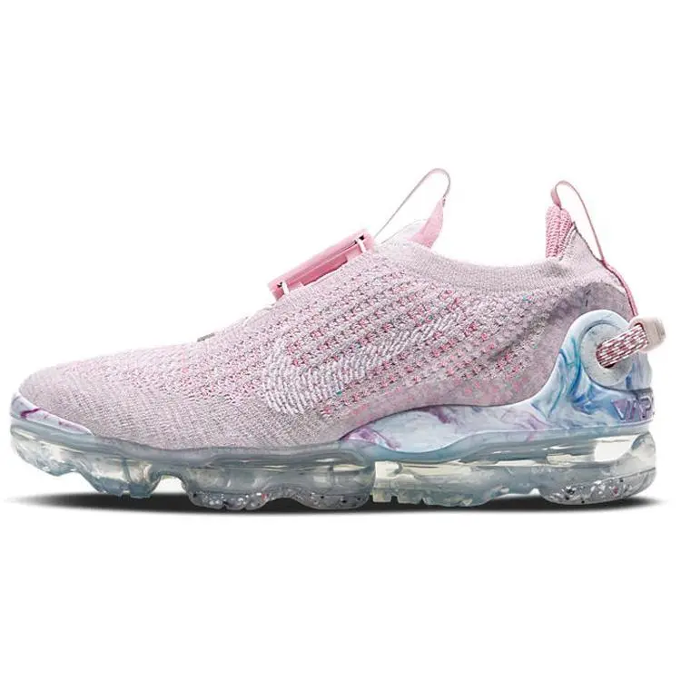 Nike Air VaporMax 2020 FK Light Arctic Pink Women's Low-Top Casual Running Shoes with Slip-Resistant Durable Outsole Verifiable, with credentials and supporting global authentication