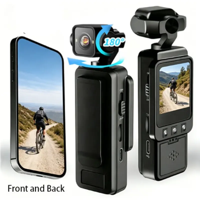 Upgrade 1080P HD Sports Camera Dv, 270° Rotatable Design, IR Night Vision, Mini First-Person View, Ideal for Home & Outdoor Adventures, Sports Action Camera