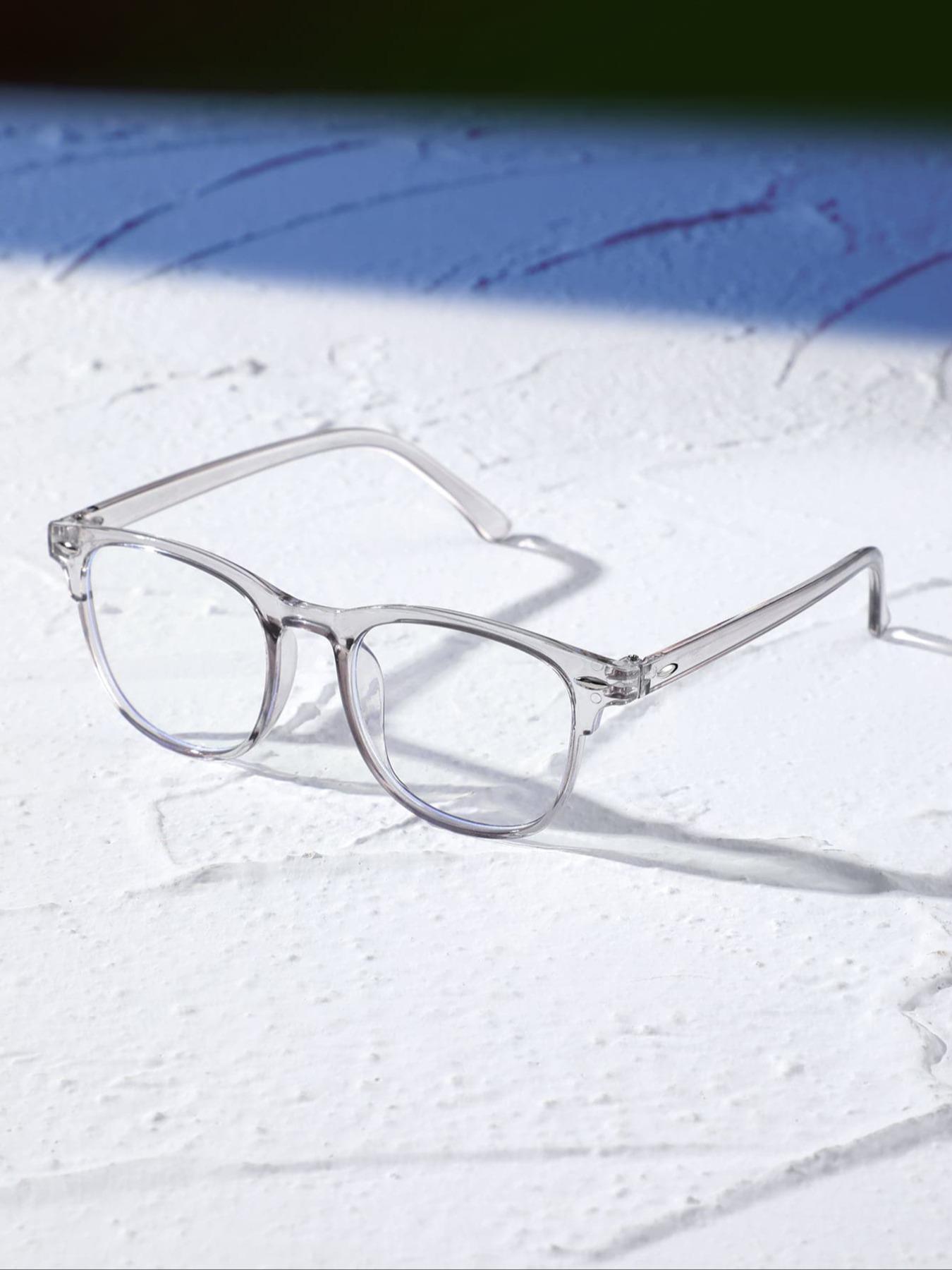 Unisex Vintage Leopard Pattern Eyeglasses (1 Pair), Simple Style Plain Color Eyeglasses for Everyday Use, Fashion Eyeglasses for Daily Clothing Decor