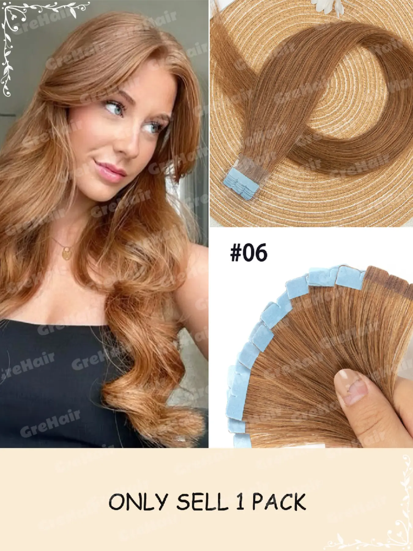Mini Film Seamless Hair Extensions, Real Human Hair Dark Color, Full Size Options, Natural Look for Daily Use, Multi-Scene Compatibility