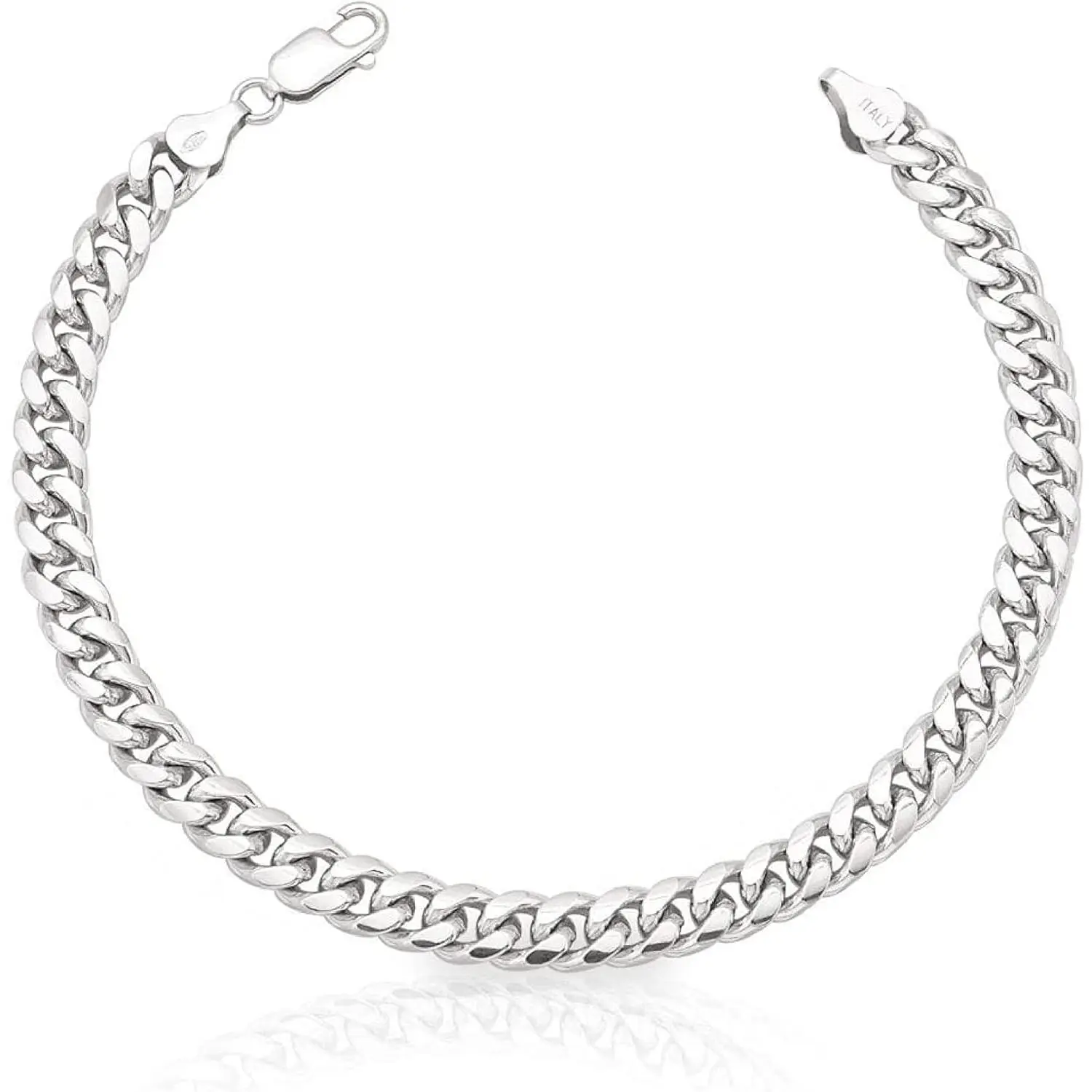 925 Sterling Silver Cuban Link Chain Bracelet 3mm 5mm 8mm Silver Bracelet for 6.5-9 Inches affordable trendy gold birthstones Braided Baseball Team y2k accessories holiday haul christmas birthday anniversary dainty heart name usb necklace gift woman elega