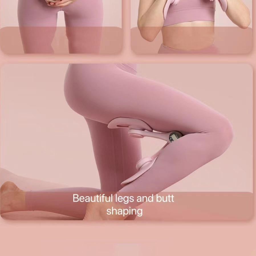 Electric Yoga Pelvic Floor Muscle Trainer, Battery Operated Counting Buttocks Muscle Trainer, Buttocks Muscle Exerciser, Home Gym Pilates Fitness Equipment, Women Christmas Gift