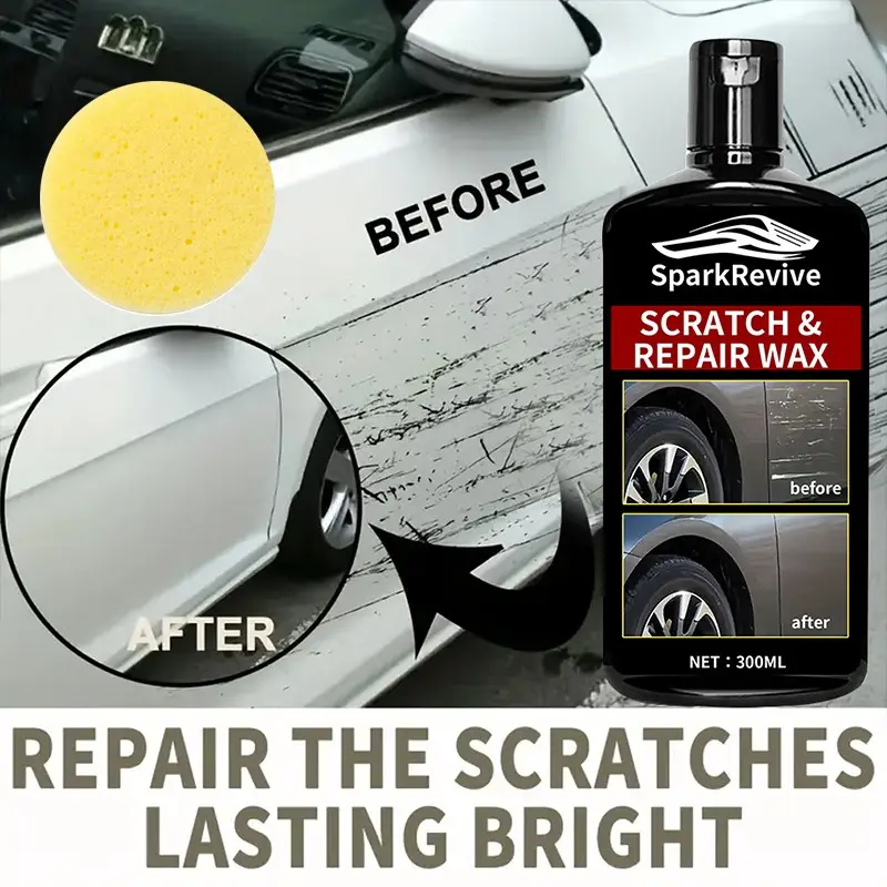 300ML Car Scratch Repair Wax, Auto Paint Scratch Remover Polishing Wax, Vehicle Surface Scratches Restoration Paint Care