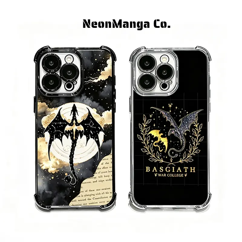 F-Fourth W-Wing Dragon Plating TPU Soft Phone Case Accessories, Multi-Model Protector for iPhone 17,16,15,14,13,12,11, Ideal Holiday Gift