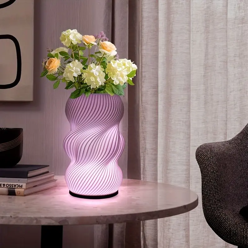 Remote Control Vase Light, LED Creative Desk Lamp, USB Powered, 16 Adjustable Colors, Home and Restaurant Decor, Perfect Gift for Holidays