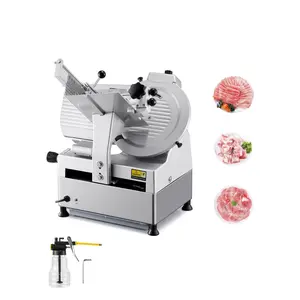 【DealsForYouDays】VEVOR Automatic Meat Slicer, 180W+ 370W Deli Slicer with a 12 inch Premium 65Mn Blade, 0-0.3 inch Adjustable Thickness, Electric Food Slicer Machine for Meat, Vegetables, Hard Bread, and Cheese
