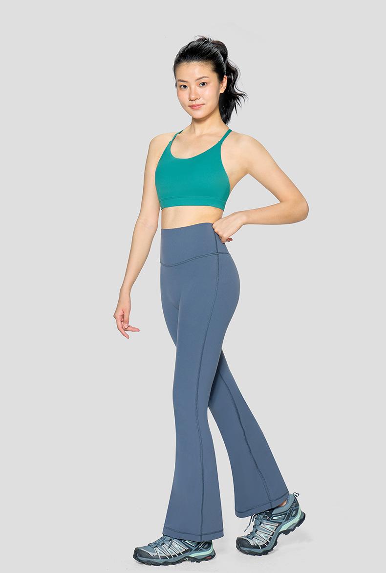 Sexy Halter Neck Yoga Bra With Triangle Back, Thin Straps, Push-Up And Support, High-Intensity Sports Bra, Yoga Vest