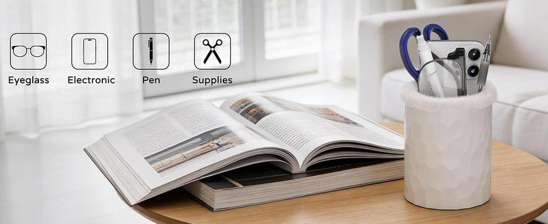 Plush Lined Eyeglasses Holder Protective Glasses Holder Stand Case Anti-scratch Glasses Storage Organizer for Table, Desk, Nightstand, Office