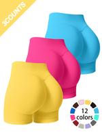 Yellow + rose red + glacier blue