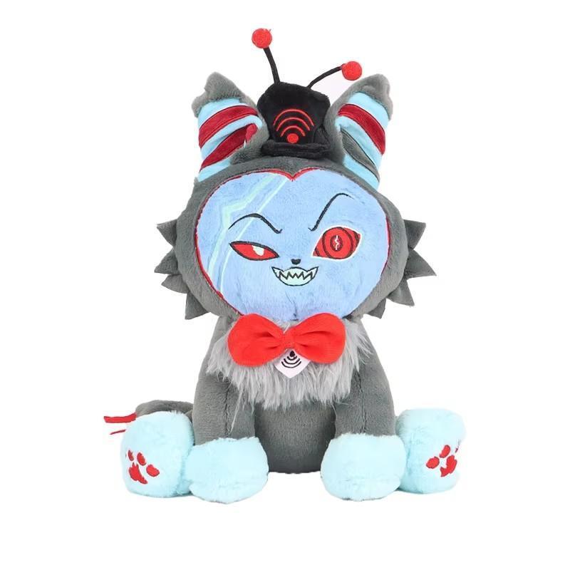 Hot Cat Plush Toy Funny Angel Dust Alastor TV Fans Collecting Gift Cute Cotton Stuffed Plush Doll Kids for Birthday Present