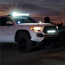 Nilight 22 Inch 480W Triple Row Spot Flood LED Light Bar | 2Pcs 4 Inch 60W LED Pods | 12FT Wire 3Pin Switch 3 Leads