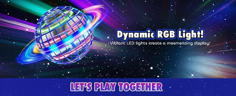 New Arrival Flying Orb Stylish High-Tech Smart Toy with Advanced Technology for Indoor Outdoor Play Perfect Gift for Tech Enthusiasts