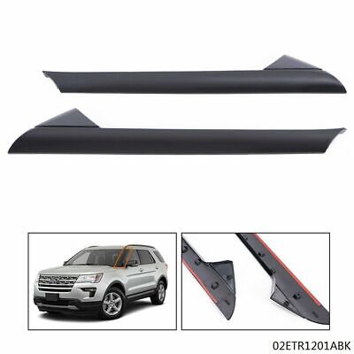 G-PLUS Fit For 11-19 Ford Explorer Windshield Outer Trim Pillar Molding Right&Left Side
