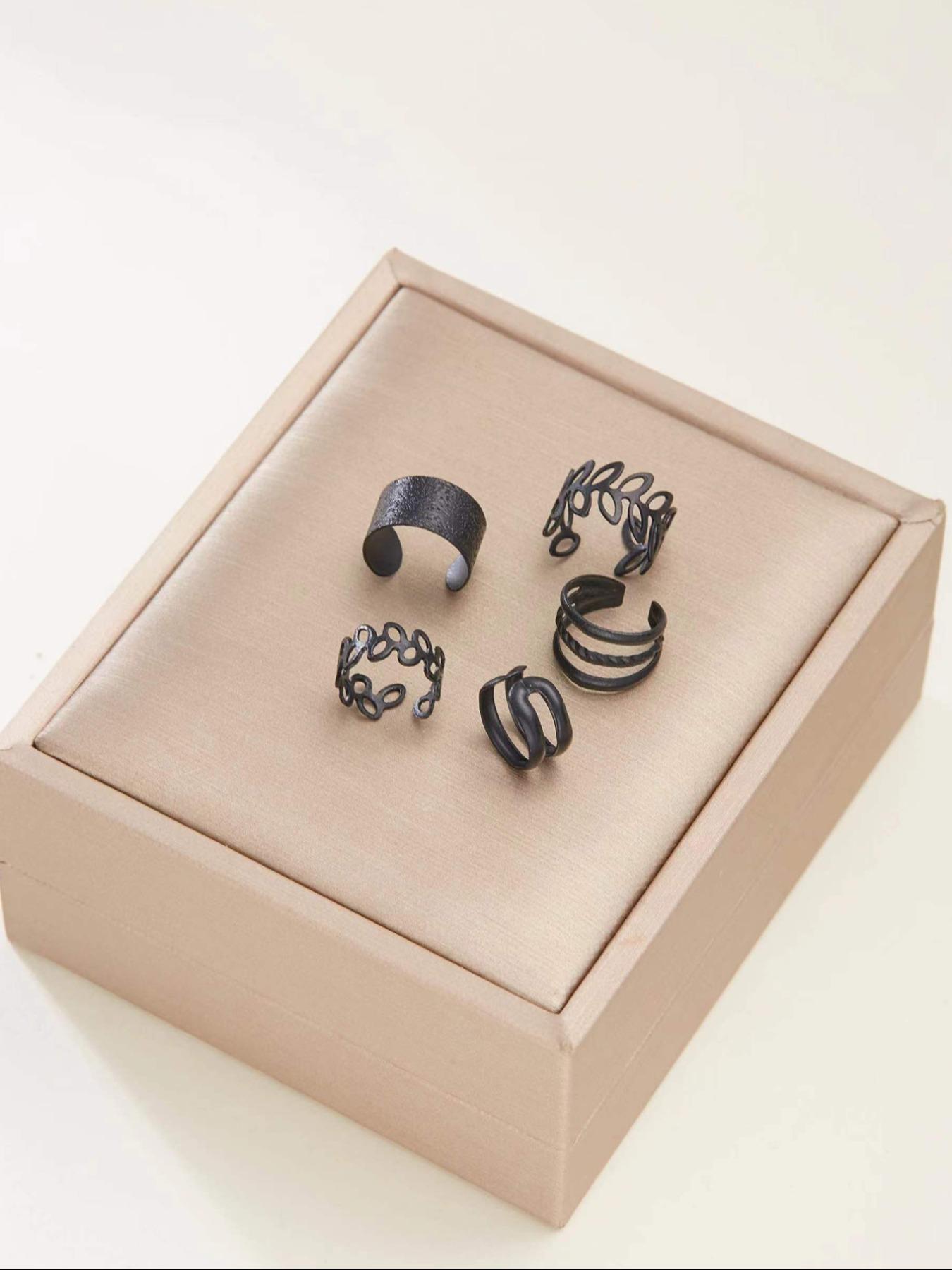 Women's 2024 Summer Hollow Out Ear Cuff, Hollow Out Design C-shaped Ear Cuff, Ear Jewelry for Party, Daily Decor for Girl